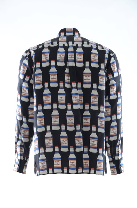 Dolce & Gabbana Men's Silk Bottles Shirt - Image 2