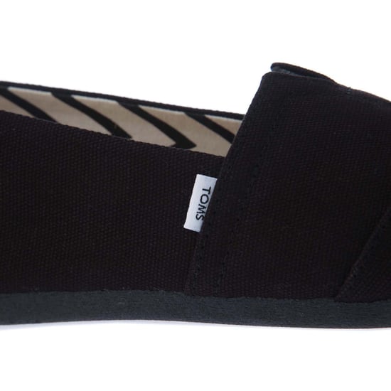 Women's Toms Recycled Cotton Alpargata Espadrille Pumps in Black - Image 5