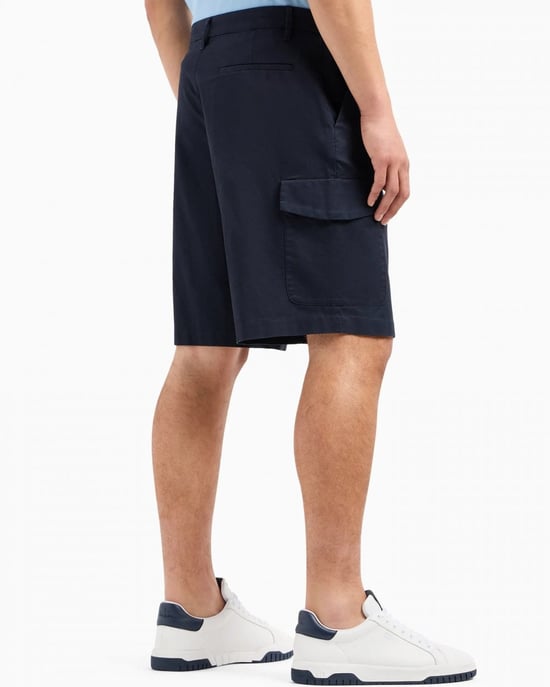 Armani Exchange Mens Milano Edition Cargo Shorts - Image 2