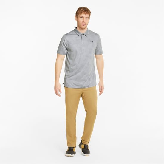PUMA Mens CLOUDSPUN Leaflet Golf Polo Shirt
