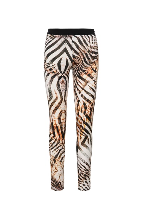 Animal Print Silky Pants