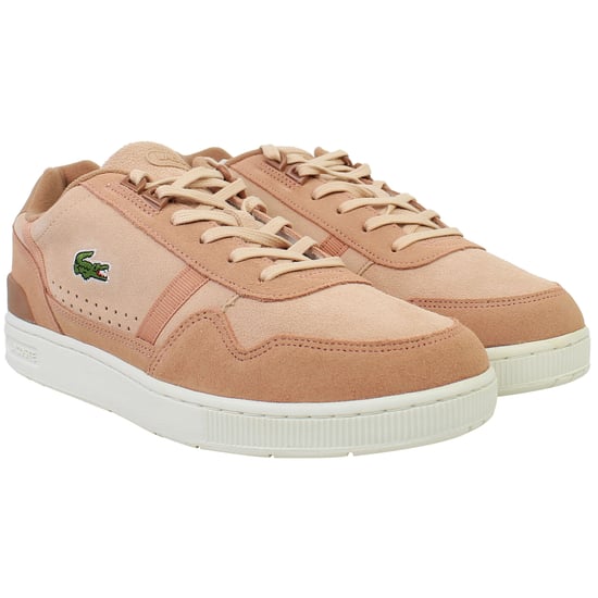 Lacoste T-Clip 222 12 SMA Mens Brown Trainers - Image 2