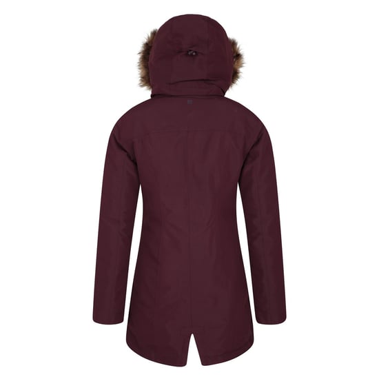 Mountain Warehouse Womens/Ladies Tarka II Long Jacket (Burgundy) - Image 2
