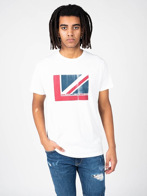 Pepe Jeans T-shirt Ramone Men's White - Image 6