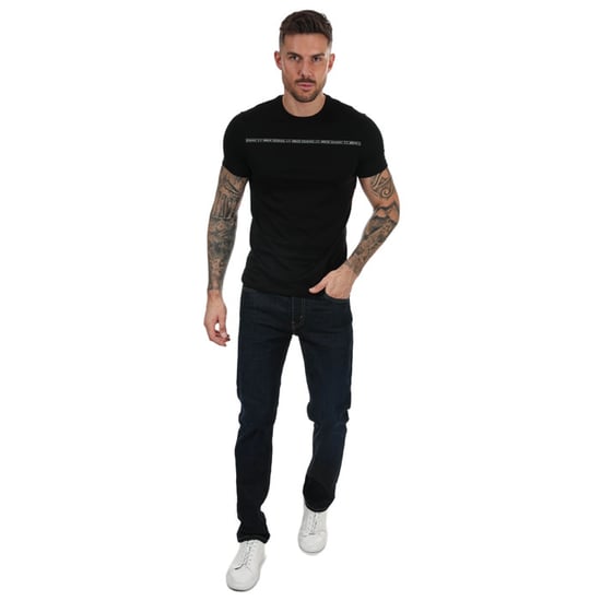 Men's Armani Exchange Logo T-Shirt in Black