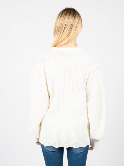 Silvian Heach Pullover Woman's Off-White - Image 4
