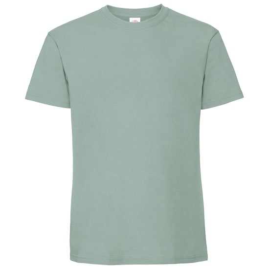 Fruit Of The Loom Mens Ringspun Premium T-Shirt (Sage) - Image 1