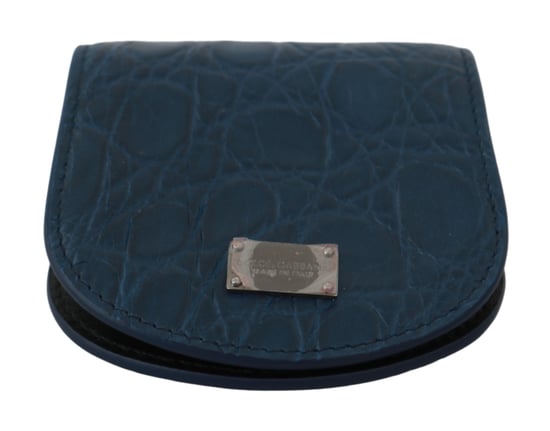 Dolce & Gabbana Men's Blue Leather Holder Pocket Condom Case