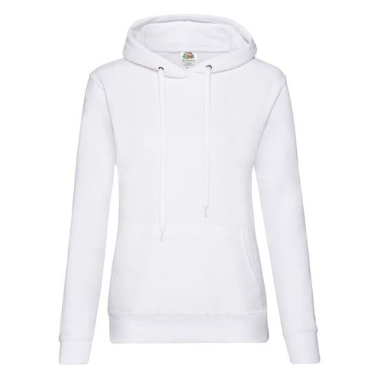 Fruit of the Loom Dames/Dames Classic Hooded Lady Fit Sweatshirt (Wit) - Image 1