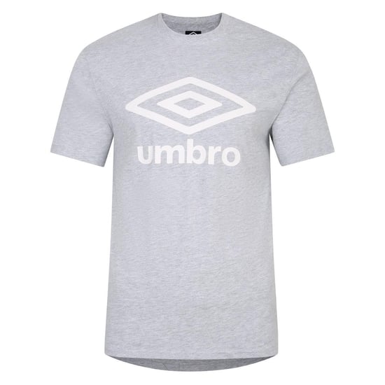 Umbro Heren Team T-shirt (Grijs gemêleerd/wit) - Image 1