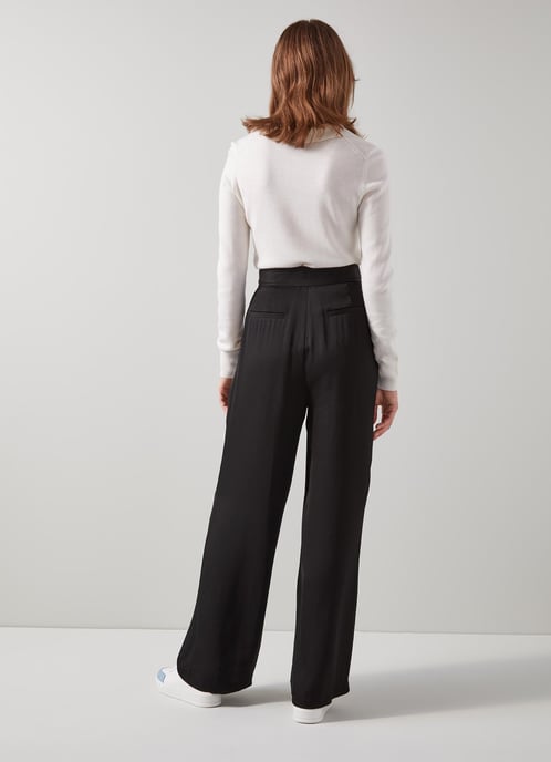 LK Bennett Sisi Trousers, Black