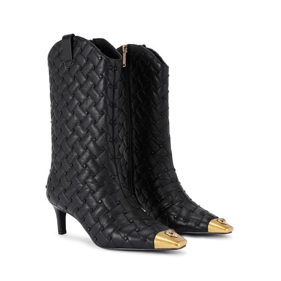 Kurt Geiger London Leather Regent Crystal Boots