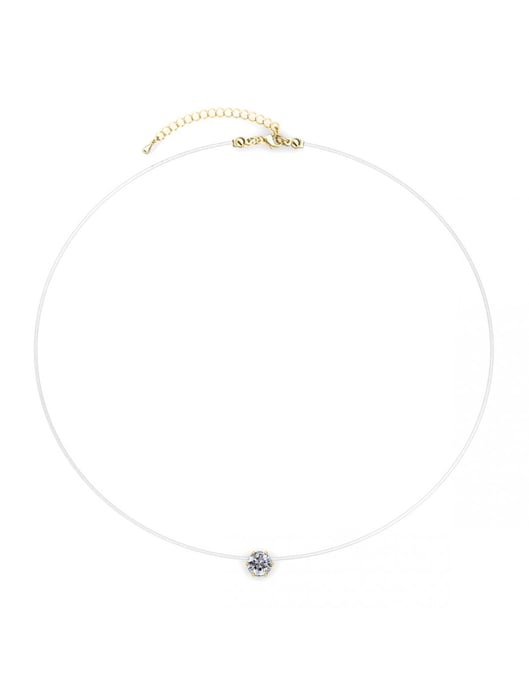 Sjöjungfruns tårar-halsband - guld och kristall - Image 5