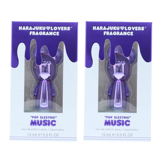Harajuku Lovers Pop Electric Music Eau de Parfum 15ml Spray For Her x 2