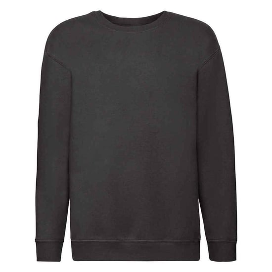 Fruit of the Loom Sweatshirt met Drop Shoulder voor Kinderen/Kinderen (Zwart) - Image 1