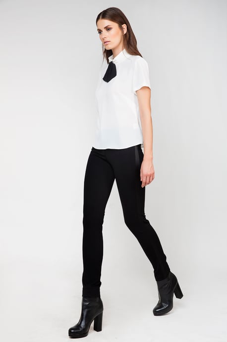 Satin Detail Trousers