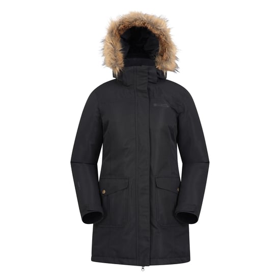 Mountain Warehouse Womens/Ladies Tarka II Long Padded Jacket (Black) - Image 1