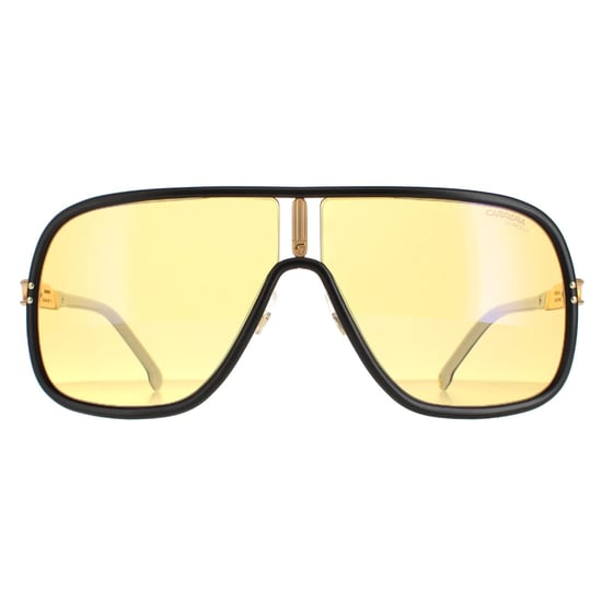 Carrera Aviator Unisex Matte Black Yellow Yellow Flaglab 11