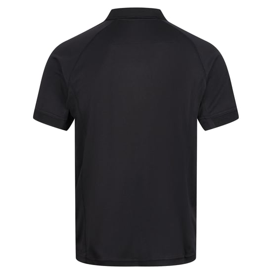 Regatta Professional Mens Coolweave Short Sleeve Polo Shirt (Black)