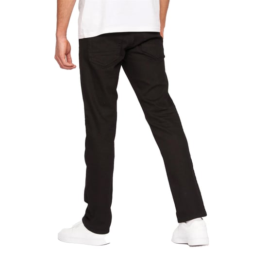 Crosshatch Heren Denim Jeans met print (Massief zwart) - Image 2