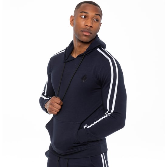 Mens Pullover Striped Hoodie - Image 1