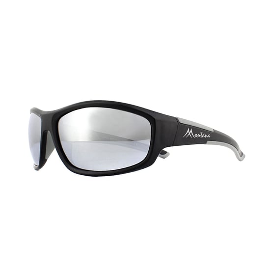 Montana Sunglasses SP311C Black Rubber Revo Silver Mirror Polarized