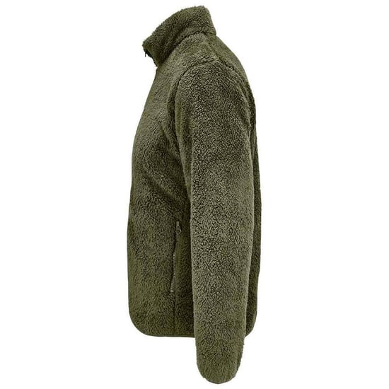SOLS Vink Fluffy Jacket voor volwassenen (Leger) - Image 2