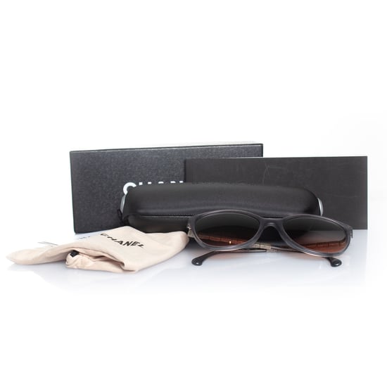 grey sunglasses with rhinestones temples - Image 6