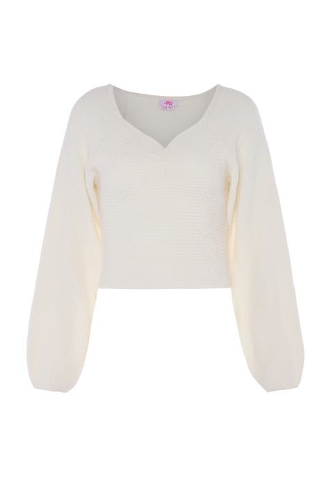 Mymo Jumper Dames wolwit - Image 1