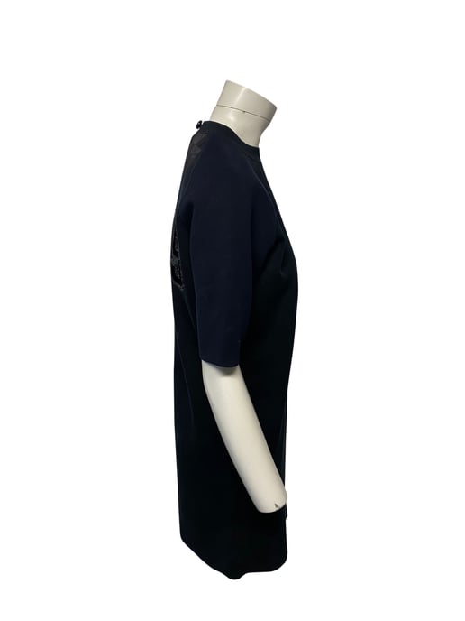 Louis Vuitton Embellished Shirt Dress in Black Cotton - Image 4