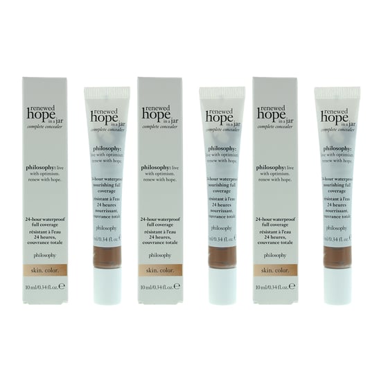 Philosophy 24-Hour Waterproof Full Coverage Concealer 10ml - 9.5 Cocoa x 3