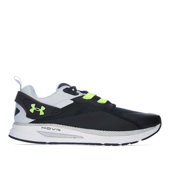 Men's Under Armour UA HOVR MVMNT Sportstyle Running Shoes in Black Grey