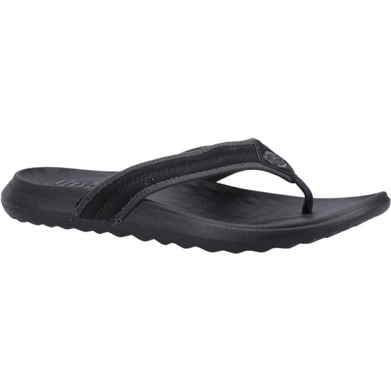 HEYDUDE Myers Flip Sport Mode Polyester Svarta sandaler för män - Image 1