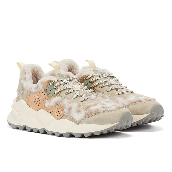 Flower Mountain Kotetsu Women's Leopard/Grey Trainers - Image 1