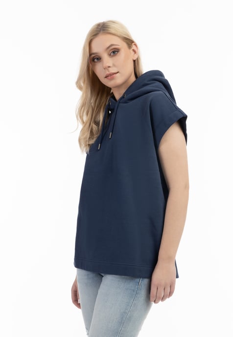 Dreimaster Oversized sweatshirt Dames marine - Image 3
