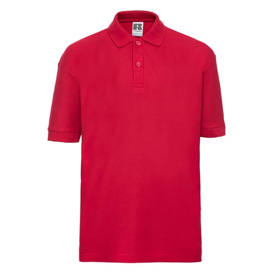 Russell Poloshirt van katoen voor kinderen (Klassiek rood) - Image 1