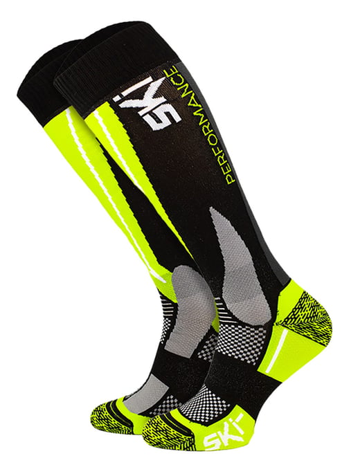 Technische Skisokken | COMODO | High-Performance Knie Hoge Snowboardsokken | Heren & Dames - Groen - Image 1