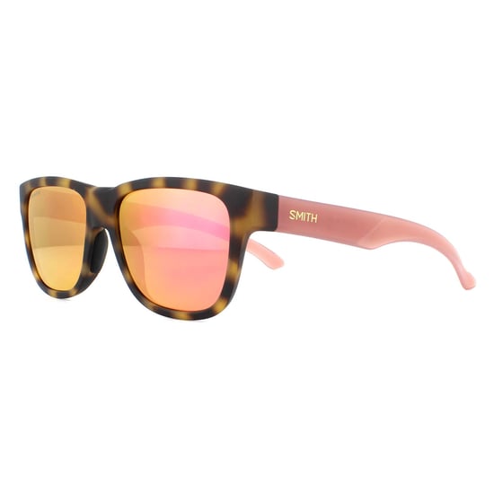Smith Zonnebril Lowdown Slim 2 HGC DU Matte Bruin Havana Roze Goud Multilayer Chromapop - Image 2