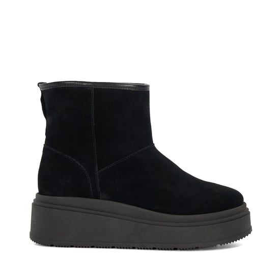Dune Ladies Podsey - Faux Shearling Lined Platform Boots - Image 2