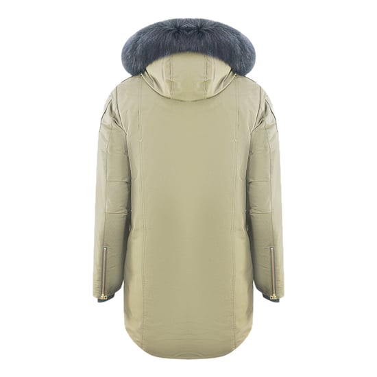 Moose Knuckles Stage Lake Black Trim Green Parka Down Jacket