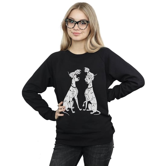 Disney Womens/Ladies 101 Dalmatians Family Sweatshirt (Black)