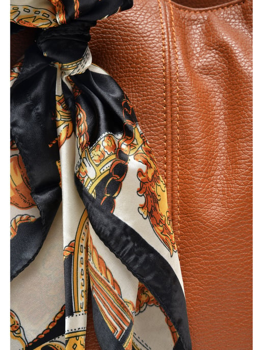 Carla Ferreri SS22 CF 1750 Brown Leather Bag - Image 3