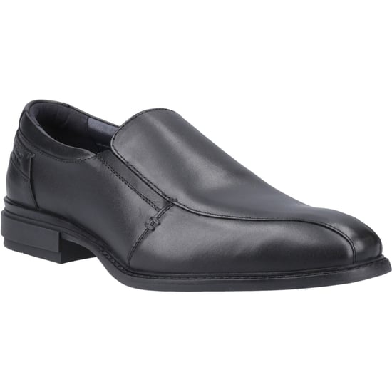 Pod Spear Leer Heren Zwart Slip-On Schoenen - Image 1