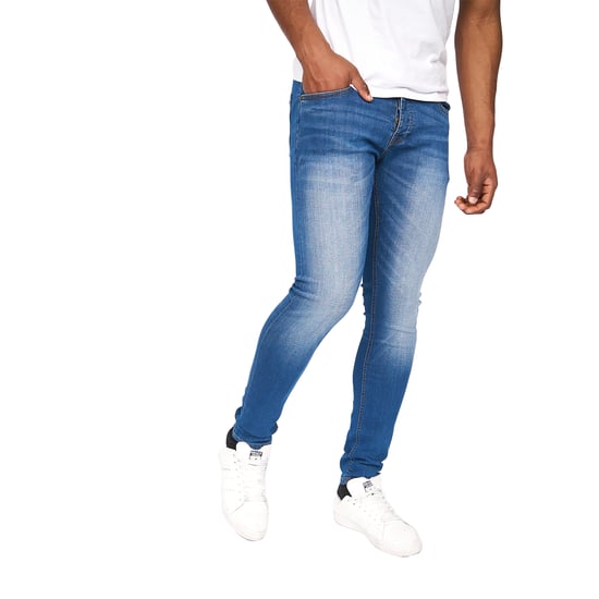 Crosshatch Heren Barbeck Slim Jeans (Stone Wash) - Image 3