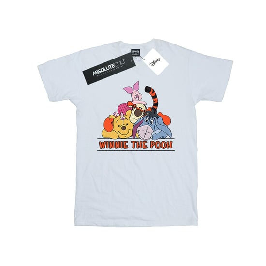 Disney Mens Winnie The Pooh Group T-Shirt (White)
