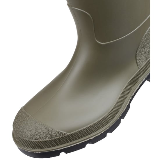 Dunlop Price Master Green Wellington Waterproof Wellie Boots