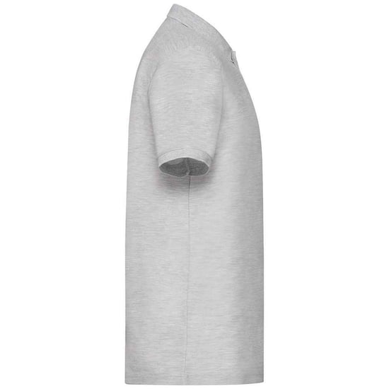 Fruit of the Loom Mens Pique Polo Shirt (Heather Grey) - Image 3