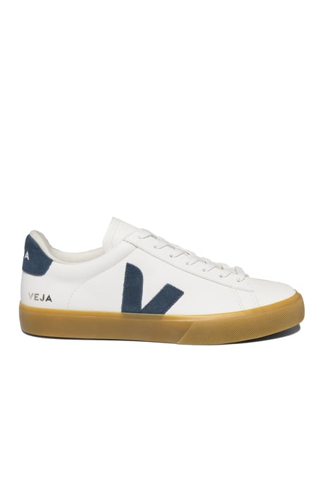 Veja Campo Chrome Free Lädertränare Extra Vit/California/Natural - Image 1