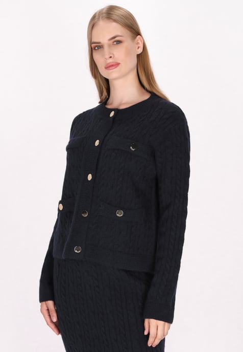 Dreimaster Vest Dames marine - Image 3