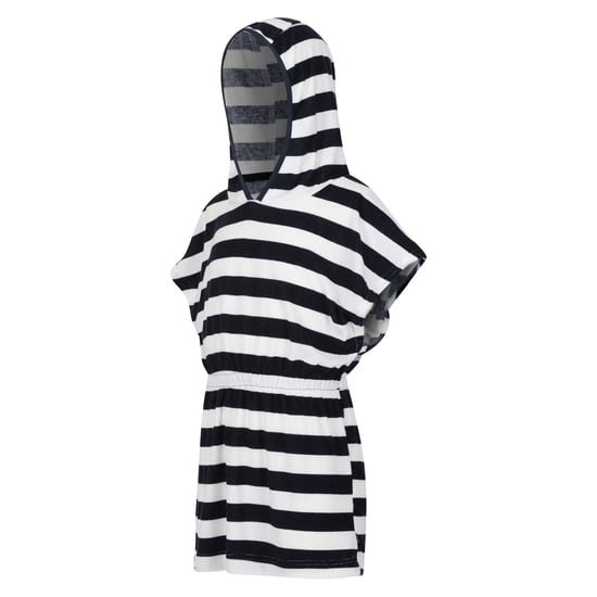 Regatta Childrens/Kids Bernessa Striped Towelling Poncho (Navy) - Image 5